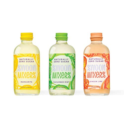 Zero Calorie Cocktail Mixer Variety Pack by Swoon - Keto Friendly Sugar Free and Gluten Free Drink Mix - 4 ounce bottle 6 pack Zero Calorie Cocktail Mixer Variety Pack by Swoon - Keto Friendly Sugar Free and Gluten Free Drink Mix - 4 ounce bottle 6 pack