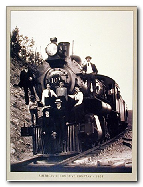 Vintage Wall Decor Steam Train Engine Locomotive Railway Art Print Poster -16x20- Vintage Wall Decor Steam Train Engine Locomotive Railway Art Print Poster -16x20-