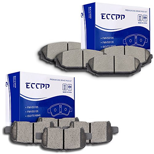 Brake Pads ECCPP 8pcs Ceramic Disc Brake Kits fit for 2001-2002 Acura MDX 2002-2004 Honda Odyssey Brake Pads ECCPP 8pcs Ceramic Disc Brake Kits fit for 2001-2002 Acura MDX 2002-2004 Honda Odyssey