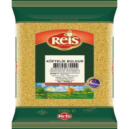 Reis Fine Bulgur -For Salads and Meatballs- 2-5kg-4-7lbs