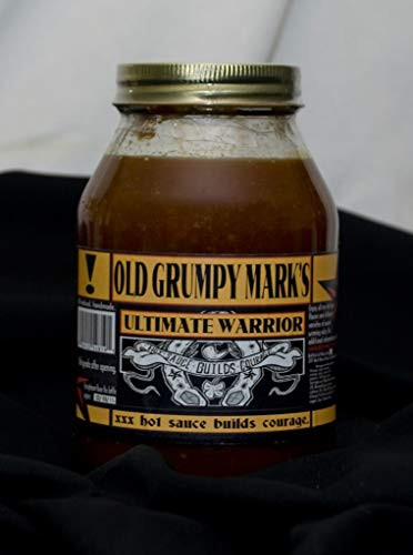 Old Grumpy Marks  Ultimate Warrior  Habanero Pepper  Hot Sauce  5 ounce