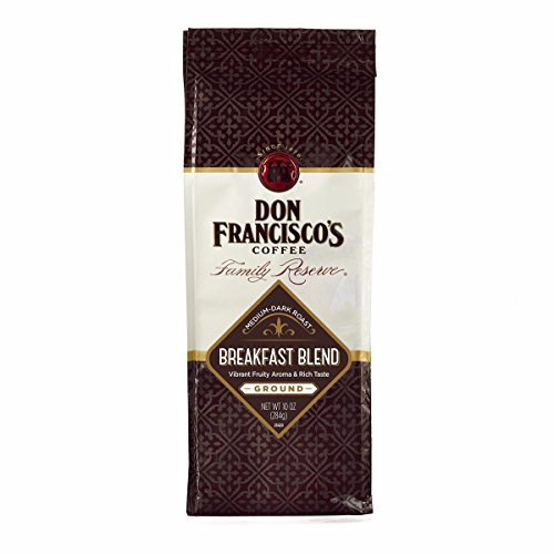 Don Franciscos Ground Breakfast Blend Coffee  Mediuam-Dark Roast -10-ounce bag-