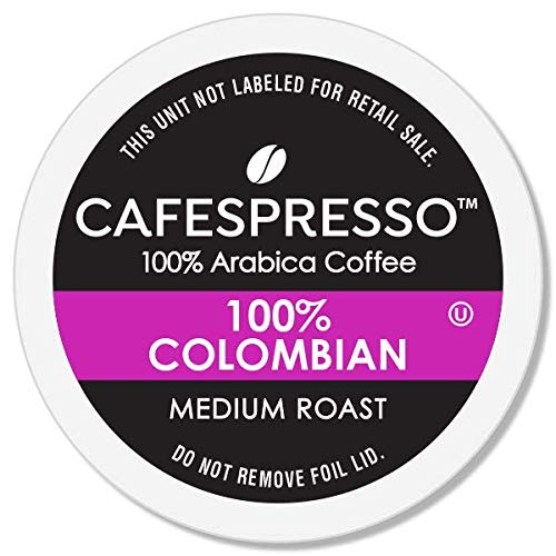 CAFESPRESSO 100 Colombian Blend for K Cup Keurig 2-0 Brewers  80Count  Medium Roast Single Serve Coffee Pods  80Count -Packaging May Vary-