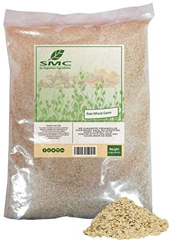 KOSHER NatureJam RAW UnCooked Wheat Germ 5 Pounds Bulk Bag-Heat Sealed for Freshness-