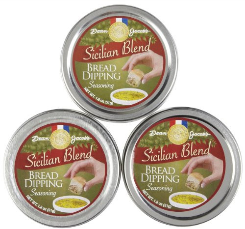 Dean Jacobs Sicilian Bread Dipping Tin  1-8 oz  3 pk