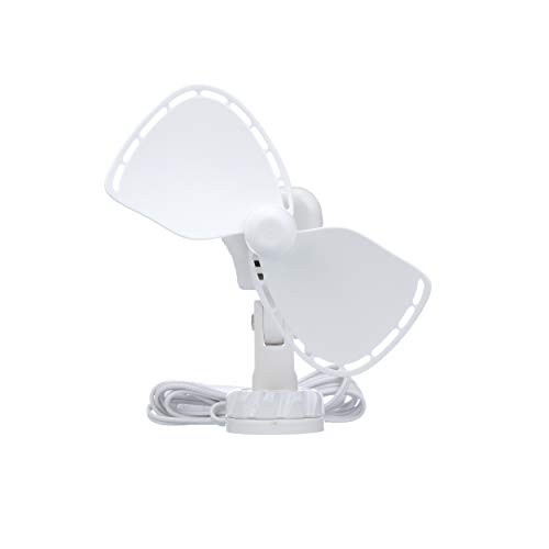 Caframo Ultimate- 24V Lighter Plug Fan for Boats and Campers- Easy to Clean- White-