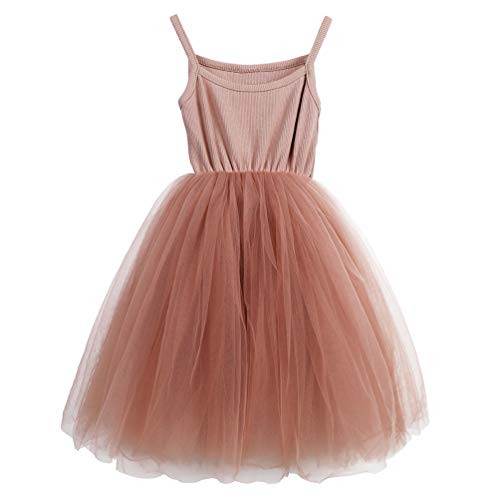 JNKLWPJS Baby Girls Tutu Dress Sleeveless Infant Toddler Princess Party Tulle Sundress A-Pink 7 Years JNKLWPJS Baby Girls Tutu Dress Sleeveless Infant Toddler Princess Party Tulle Sundress A-Pink 7 Years