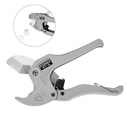 Plastic Pipe Cutter PVC Vinyl Pipe Cutting Tool PEX Tubing Cutters  White