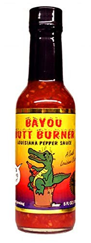 Bayou Butt Burner Louisiana Pepper Hot Sauce  5 Fluid Ounces