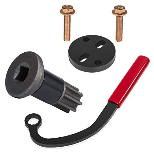 Injection Pump Gear Puller and Cummins Engine Barring-Rotating Tool and 13mm Injection Pump and Idle Lock Nut Wrench Tool for 1989-2002 Dodge Ram Cummins