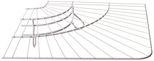 Rubbermaid FreeSlide Wire Shelving  White  16-inch Corner -FG3G4000WHT-