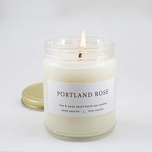 Portland Rose Scented 8 oz Modern Soy Candle Portland Rose Scented 8 oz Modern Soy Candle