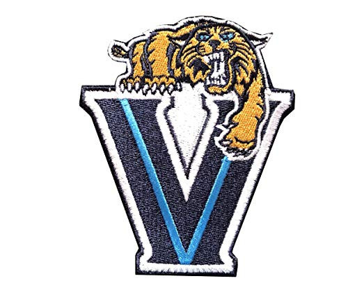 Yibuoo Villanova Wildcats Embroidered Patch Iron on Logo Vest Jacket Cap Hoodie Backpack Patch Iron On-sew on Patch