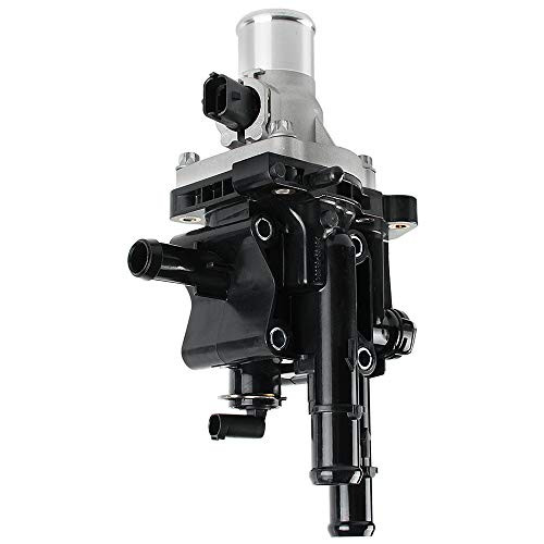 AUTOKAY Coolant Thermostat and Housing For 2009-11 Chevy Aveo Aveo5 - Pontiac G3 1-6L 2009