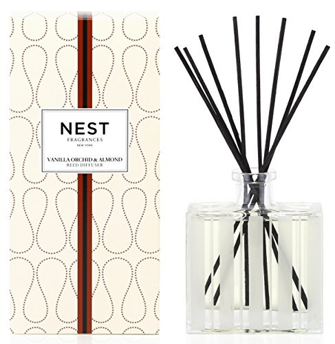 NEST Fragrances Reed Diffuser- Vanilla Orchid & Almond, 5.9 fl oz