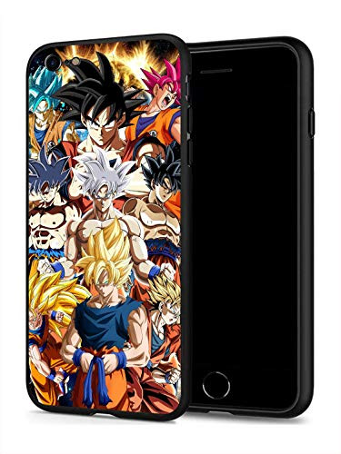 Lisa iPhone SE 2020 Case  iPhone 8 Case  iPhone 7 Case Anime Comic Series Protection Cover Back Case for iPhone 7-8-SE 4-7 -Son-Goku-