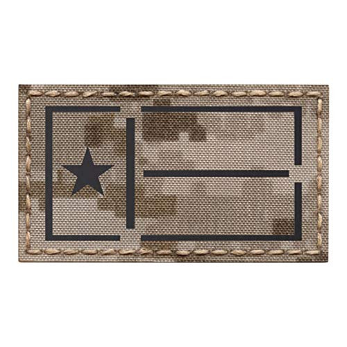 IR AOR1 Texas Lone Star Flag Digital Desert 2x3-5 IFF Plate Carrier Tactical Morale Touch Fastener Patch