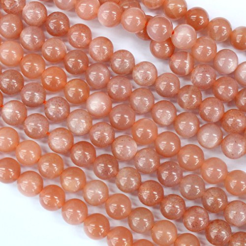Natural Genuine Peach Moonstone Round Real Gemstone Loose Beads Findings for Jewelry Making -8mm- Natural Genuine Peach Moonstone Round Real Gemstone Loose Beads Findings for Jewelry Making -8mm-