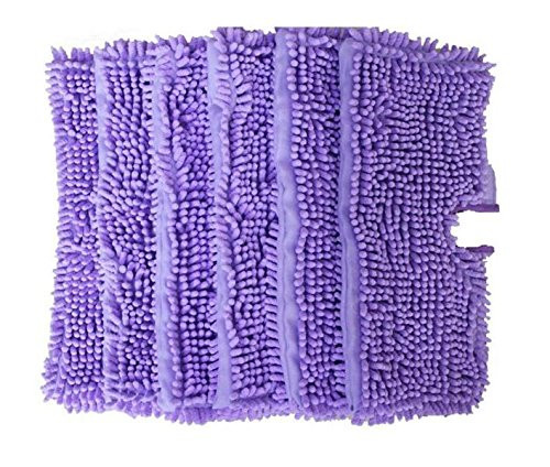 GIBTOOL Washable Microfiber Mop Pads Cleaning Pads Replacement for Shark Pocket Steam Mop S3550 S3501 S3601 S3901 Chenille Mop Pads Rectangular Shaggy
