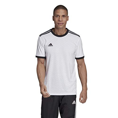 adidas Mens Alphaskin Tiro Jersey  White-Black  Large