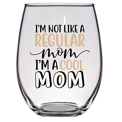 Im Not a Regular Mom Im a Cool Mom 21 Oz Wine Glass Funny Mom Wine Glass Mom Birthday Mothers Day Mom Christmas Im Not a Regular Mom Im a Cool Mom 21 Oz Wine Glass Funny Mom Wine Glass Mom Birthday Mothers Day Mom Christmas