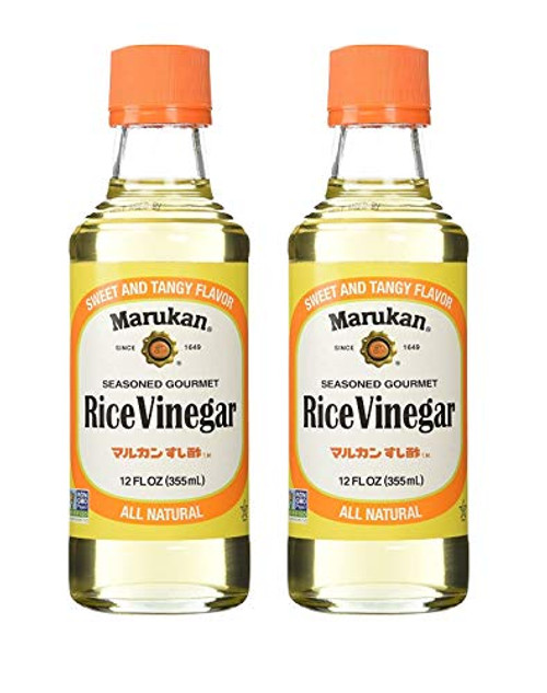 Marukan Seasoned Gourmet Rice Vinegar -2 Pack  Total of 24fl-oz-