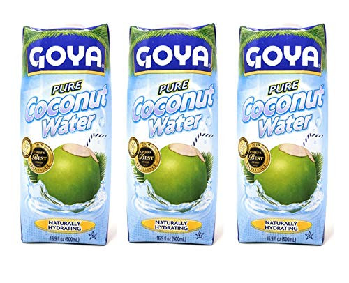 Goya Pure Coconut Water -3 Pack  Total of 50-7fl-oz-