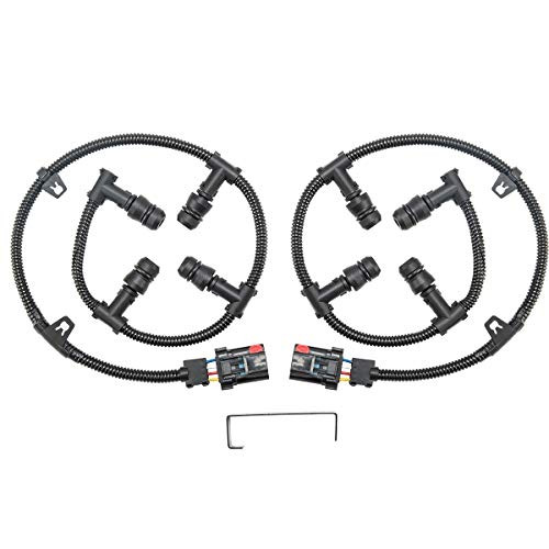 Fits Ford Glow Plug Harness 6-0 Powerstroke Glow Plug Harness Kit with Removal Tool for Ford 6-0L V8 Powerstroke F250 Super Duty F350 more - 2004 Fits Ford Glow Plug Harness 6-0 Powerstroke Glow Plug Harness Kit with Removal Tool for Ford 6-0L V8 Powerstroke F250 Super Duty F350 more - 2004