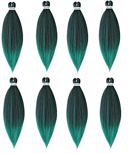 Ombre Pre-stretched Braiding Hair Itch Free Crochet Twist Hair Braids Yaki Texture EZ Crochet Braids Synthetic Hair Extension for Braids 8 Pack 26 inc Ombre Pre-stretched Braiding Hair Itch Free Crochet Twist Hair Braids Yaki Texture EZ Crochet Braids Synthetic Hair Extension for Braids 8 Pack 26 inc