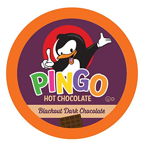 Pingo Dark Hot Chocolate Pods for Keurig K-Cup Brewers Blackout 24 Count -Pack of 4- Pingo Dark Hot Chocolate Pods for Keurig K-Cup Brewers Blackout 24 Count -Pack of 4-