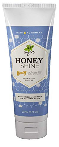 Ivyees Honey Shine Shampoo 8 Oz With Jamaican Black Castor Oil and Raw Honey to Moisturize Roots and Scalp While Promoting Hair Growth  Sulfate Free
