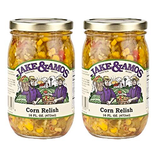 Jake and Amos Corn Relish 17oz jar -2 pack- Jake and Amos Corn Relish 17oz jar -2 pack-