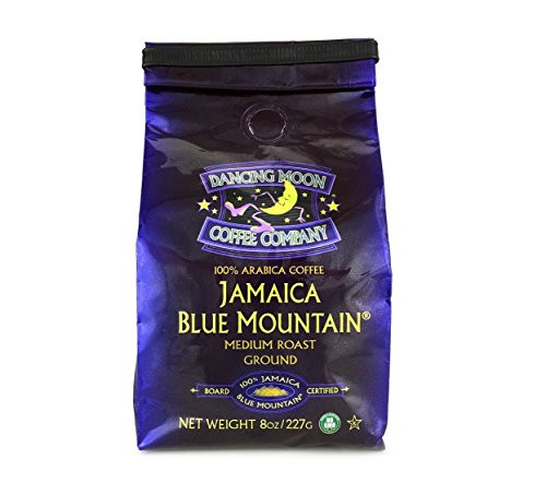 8 oz- Dancing Moon  100 Jamaica Blue Mountain® Coffee - Medium Roasted and Ground 8 oz- Dancing Moon  100 Jamaica Blue Mountain® Coffee - Medium Roasted and Ground