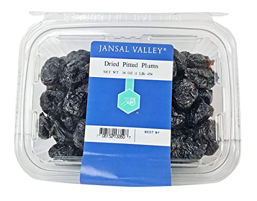Jansal Valley Dried Pitted Plums 1 Pound Jansal Valley Dried Pitted Plums 1 Pound