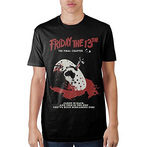 Bioworld Friday The 13th Final Chapter T-Shirt-L Black Bioworld Friday The 13th Final Chapter T-Shirt-L Black