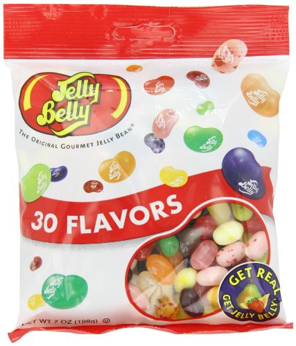 Jelly Belly Jelly Beans  30 Flavors  7-oz  12 Pack