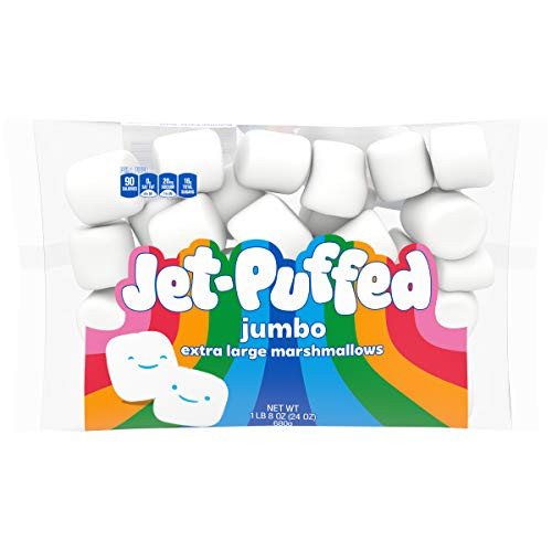 Jet-Puffed Jumbo Mallows Marshmallows Extra Large -24 oz Bag-
