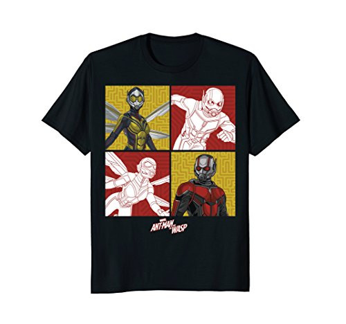 Marvel Ant-Man and The Wasp Digital Box Panels Graphic T-Shirt