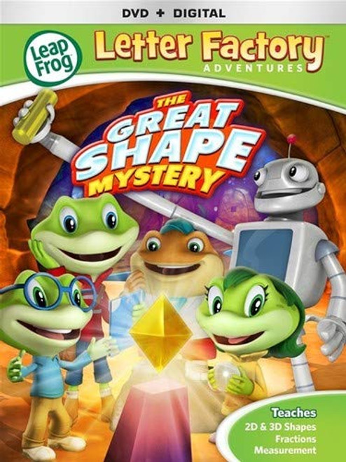 Leapfrog Letter Factory Adventures Great Shape Mystery -DVD - Digital-