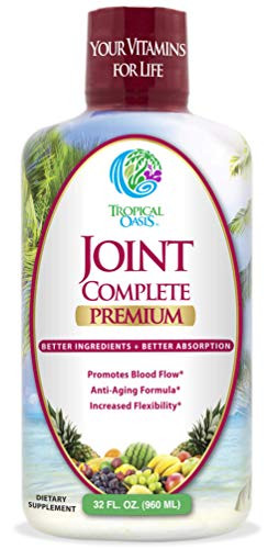 Joint Complete Premium- Liquid Joint Supplement w-Glucosamine  Chondroitin  MSM  Hyaluronic Acid  for Bone  Joint Health  Joint Pain Relief - 96 Max
