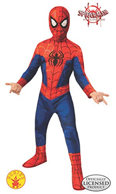Rubies Spider-Man Into The Spider-Verse Childs Peter Parker Spider-Man Costume Medium Rubies Spider-Man Into The Spider-Verse Childs Peter Parker Spider-Man Costume Medium