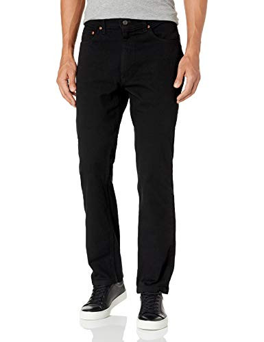 Lee Mens Premium Select Classic Fit Straight Leg Jean  Double Black  36W x 32L