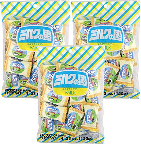 Kasugai Milk no Kuni Candy 4-23oz -3 Pack-