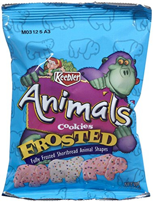 Keebler Frosted Animal Crackers Snack Packs-2 oz  8 ct