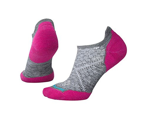 Smartwool PhD Run Light Elite Micro Medium Gray LG -Womens Shoe 10-12-5-