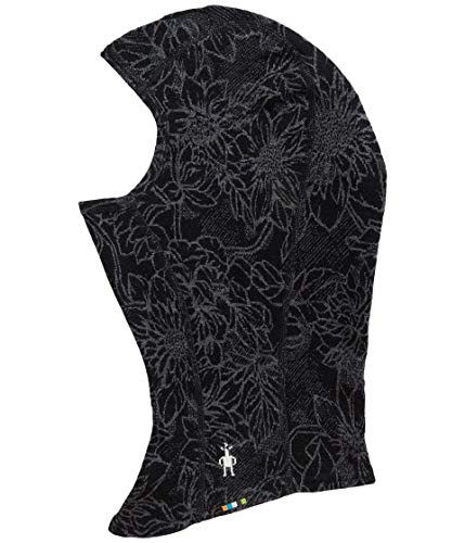 Smartwool Merino 250 Pattern Balaclava Black Traced Dahlia One Size