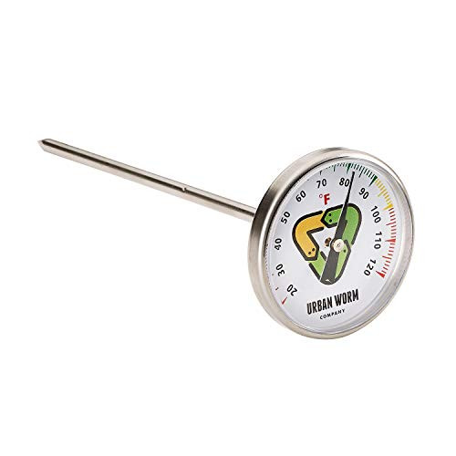 Urban Worm Soil Thermometer - Keep Microbes and Worms Happy for Gardening and Worm Composting Urban Worm Soil Thermometer - Keep Microbes and Worms Happy for Gardening and Worm Composting