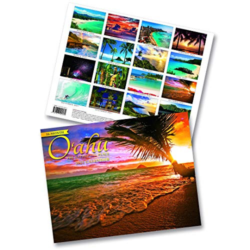 Hawaiian 2021 16 Month Trade Calendar  November 2020 - February 2022 -Oahu  The Gathering Place-