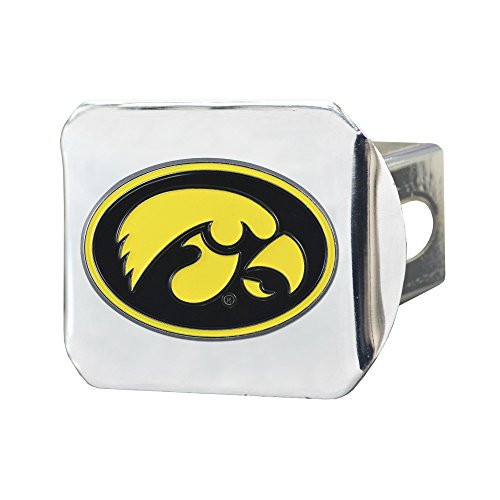 FANMATS NCAA Iowa Hawkeyes University of Iowacolor Hitch - Chrome  Team Color  One Size FANMATS NCAA Iowa Hawkeyes University of Iowacolor Hitch - Chrome  Team Color  One Size