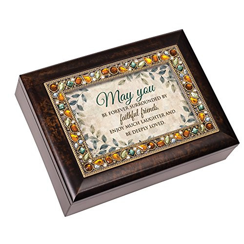 Cottage Garden May You Be Forever Surrounded Amber Earth Tone Jewelry Music Box Plays Wind Beneath My Wings Cottage Garden May You Be Forever Surrounded Amber Earth Tone Jewelry Music Box Plays Wind Beneath My Wings